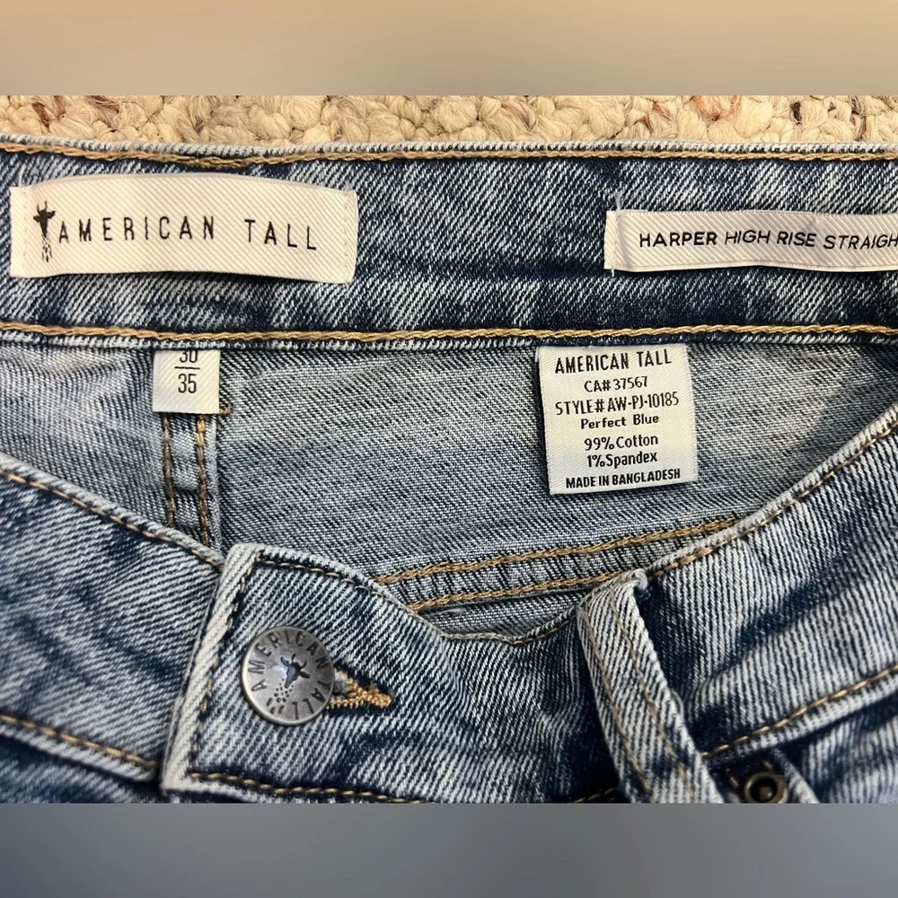 American Tall Harper High Rise Straight - Picture 5 of 9